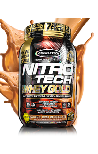 NITRO TECH 100% WHEY GOLD 2.2LBS NITRO TECH 100% WHEY GOLD 2.2LBS