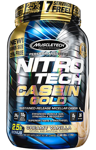 NITRO TECH 100% CASEIN GOLD 2.53lbs NITRO TECH 100% CASEIN GOLD 2.53lbs
