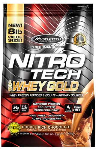 NITRO TECH 100% WHEY GOLD 8LBS NITRO TECH 100% WHEY GOLD 8LBS